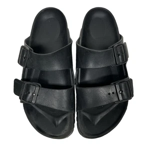 Sandalias impermeables Birkenstock EVA negras talla 40 extensiones Arizona Comfort 9 9,5 EE. UU. - Imagen 1 de 8