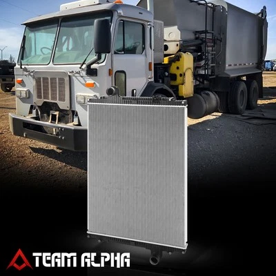 Se adapta a radiador de aluminio Kenworth T660/Peterbilt 320 2008-2015 2 filas estilo de fábrica Foto 1 de 4