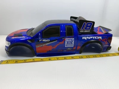New Bright (1:10) Ford Raptor Rc4wd Trx4 Ascender Hard Body Crawler Blue - Image 1 of 4