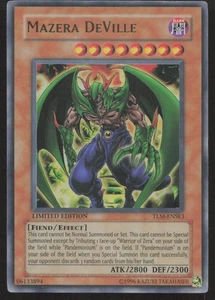 Yu-Gi-Oh The Lost Millennium #TLM-ENSE3 Mazera DeVille Ultra Rare - Picture 1 of 2