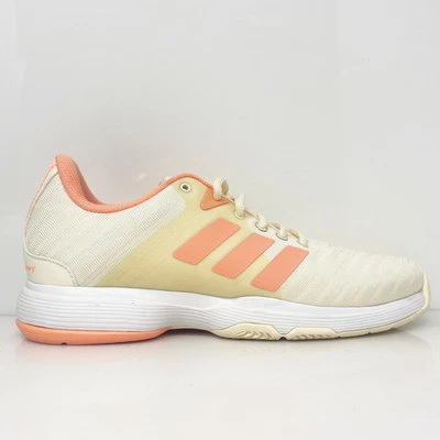 Adidas Womens Barricade Court DB1745 White Running Shoes Sneakers Size 8.5 - Image 1 of 4
