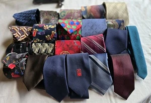 (22) Neckties Wearable Crafting Collection Many Colors Brands Sizes Designs - Picture 1 of 9