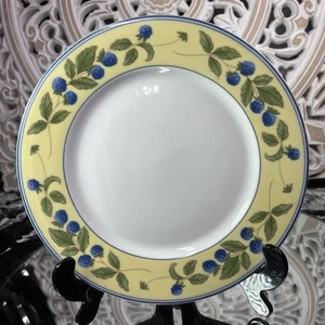 M&S Marks & Spencer Blackberries China Side Dessert Salad PLATES 8" 20cm G29 - Afbeelding 1 van 6
