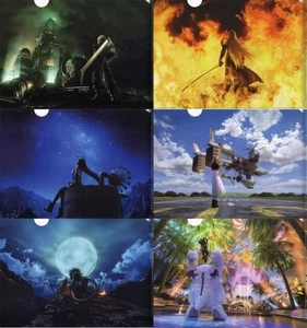 Set of 6 A4 Clear Files "Final Fantasy VII Rebirth x Lawson" - Picture 1 of 1