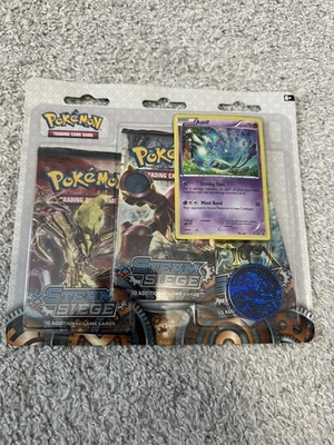 Pokemon TCG XY Steam Siege 3-Pack Blister Azelf Promo XY142 - Factory Sealed - Image 1 of 4