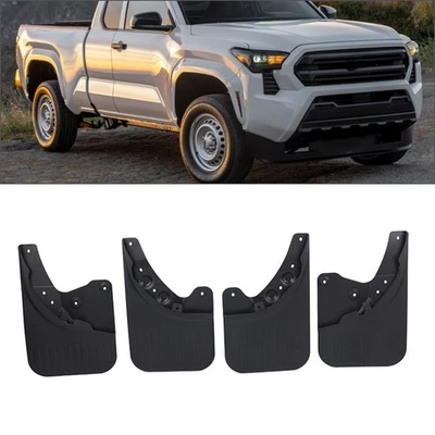 4pcs Wheel Mud Flaps Splash Guards Set For Toyota Tacoma 2024-2025 - Image 1 of 4