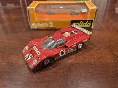 1/43 Ferrari 512M #16, 4th 1971 Le Mans, Solido 197 - Image 1 of 2