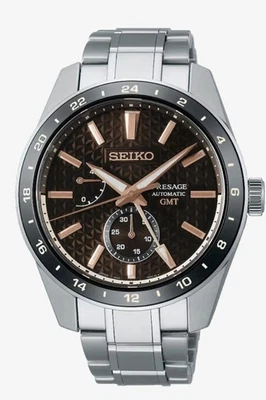 Seiko Presage Sharp Edge GMT Steel  Bracelet - Keshizumi Dial SPB275J1 Automatic - Image 1 of 4