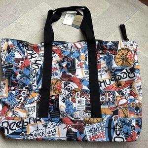 Reebok Classics Barcelona Themed Graphic Bag - Model OPT503 - New With Tags - Picture 1 of 15