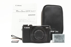 Canon PowerShot G9X Mark II Black 20MP 1" Sensor Compact Camera Japan - Picture 1 of 10