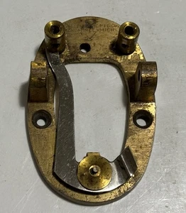 Antiker Signal elektrischer Telegraphenschlüssel Metallsockel - Bild 1 von 2