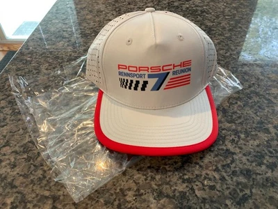 PORSCHE RENNSPORT REUNION 7 OFFICIAL EVENT GREY BASEBALL HAT ONE SIZE FITS MOST! - Image 1 of 4