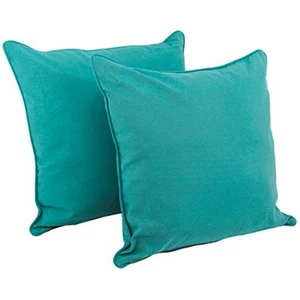Blazing Needles Double-corded Solid Twill Square Floor Pillows With Inserts (set - Picture 1 of 1