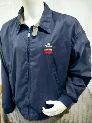 Ford Quality Care Service Ford Credit Racing Para hombres Cremallera Completa Chaqueta Azul Marino Grande  Foto 1 de 4