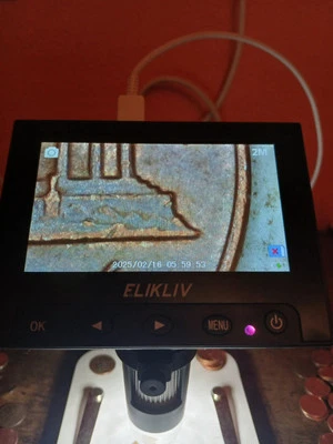 1969 D Penny Error Lincoln Memorial No FG And Floating Roof - Image 1 of 4