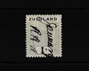 Zululand QV 1894 1/- SG25 Hand Cancel VFU BP15141 - Picture 1 of 1