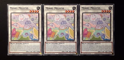 Yu-Gi-Oh! 3x Merry Melffys, POTE-EN045, Common, 1. Edition, Englisch, Near Mint - Bild 1 von 4