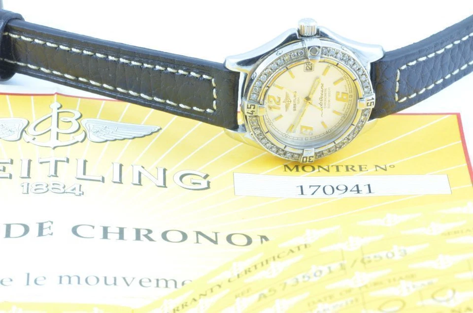 Breitling Colt Oceane Cuarzo Damas 32Mm + Brilliant A57350 Documentos - Imagen 1 de 1
