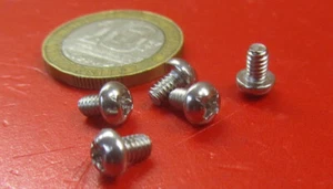 Tornillo de máquina Phillips de cabeza redonda de acero inoxidable 18-8, 5-40 x 3/16" L 100 piezas - Imagen 1 de 4