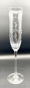 Lenox Heather Crystal Champagne Flute 9" Tall 8 Oz Cut Vine, NWOB - Picture 1 of 4