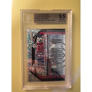 LUKA DONCIC TRAE YOUNG 2018-19 PRIZM LUCK OF THE LOTTERY FAST BREAK BGS 9.5 RARE - Bild 1 von 2