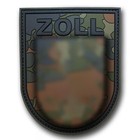 ZOLL Patch BW Flecktarn, PVC Abzeichen, Aufnäher, Rubberpatch, Klett -Neu-
