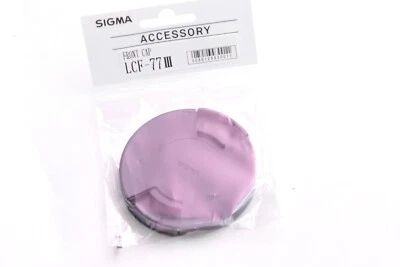 Sigma OEM 77mm Front Lens Cap LCF-77mm III * New * - Image 1 of 2