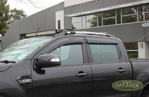 Ford Ranger T6/T7 PX1,2,3/se adapta a escudos de clima oscuro 2012-2022 4 piezas VC54FO0101 - Imagen 1 de 2