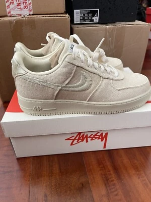 Stussy X Air Force 1 Low Fossil talla 9 nuevo con 📦 Foto 1 de 4