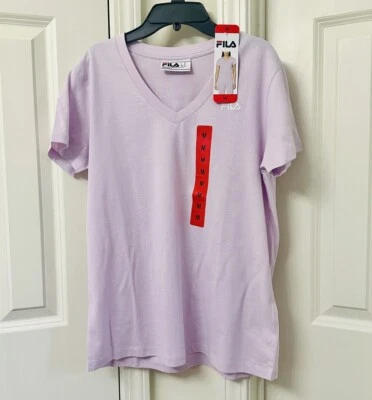 FILA Ladies' V-Neck Tee, Size-M - Image 1 of 4