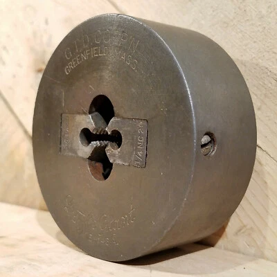 1/4" NC 20 Little Giant Pipe Threader Die Head 2 3/4" USA UNC   Swanky Barn - Image 1 of 4