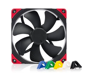 NF-A14 PWM Chromax.Noir.Swap, Ventilateur silencieux premium, 4 broches (140 mm, noir) - Photo 1/12
