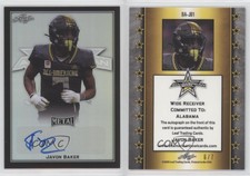 2020 Leaf Metal US Army All-American Bowl AAB Etch Black /7 Javon Baker Auto