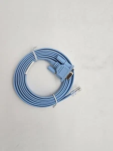 6 ft Rollover Console Cable for Cisco RJ45 Male to DB9 Female NEW - Photo 1/2