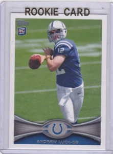 Tarjeta de novato Andrew Lucky 2012 Topps variación de foto RC Indianapolis Colt fútbol americano - Imagen 1 de 2