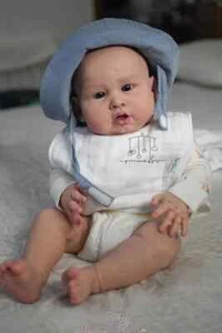 24inch Unfinished Unpainted Reborn Baby Doll Kits Vinyl Blank Mold DIY Part Toys - Picture 1 of 4