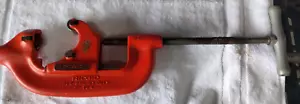 Ridgid No. 4-S Pipe Tubing Cutter 2" - 4" Capacity Made in USA 4S EXCELLENT COND - Picture 1 of 12