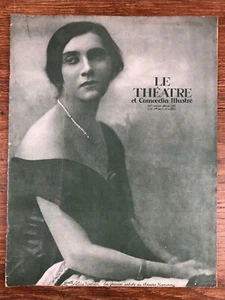 LE THEATRE et COMOEDIA ILLUSTRE (Fev. 1923) Alice Koonen Gabrielle Dorziat - Picture 1 of 6