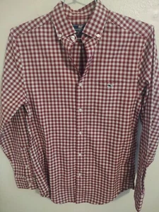 Vineyard Vines Shirt Mens Small Slim Fit Tucker Plaid Long Sleeve Button Up - Picture 1 of 3