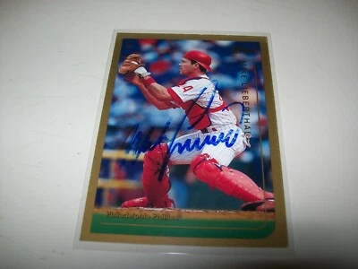 1999 TOPPS MIKE LIEBERTHAL AUTOGRAPH SIGNED AUTO #159 PHILADELPHIA PHILLIES - Image 1 of 2