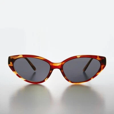 Tortoise Extreme Cat Eye Sunglasses with Gray Lenses  - Alexa - Image 1 of 3
