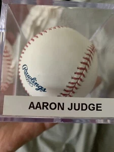 AARON JUDGE (New York Yankees) Signed Official MLB Baseball w/ JSA Witness COA - Picture 1 of 5