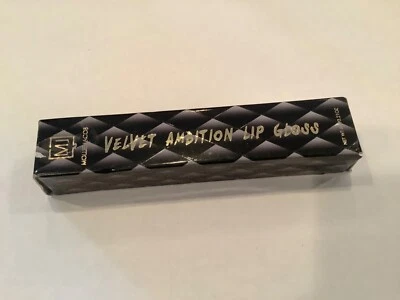 Brillo de labios Mollie Jacob Velvet Ambition - RUBOR TRANSPARENTE con oro 0,21 oz. NUEVO Foto 1 de 4