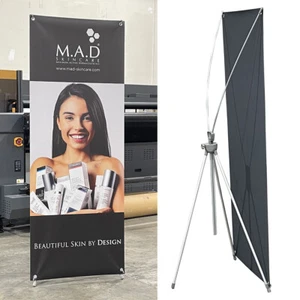Verstellbarer Premium X Banner Ständer erhältlich in 23"x63" und 30"x72" (NUR Rahmen) - Bild 1 von 10