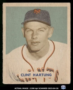 1949 Bowman #154 Clint Hartung New York Giants Sehr guter Zustand - Bild 1 von 2