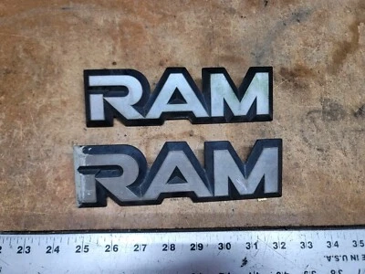 (2) 1983-1991 Dodge Ram Ramcharger Logo Badge OEM - Image 1 of 4