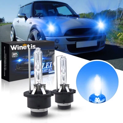 For Mini Cooper 2002-2006 D2S Headlight Xenon Replacement 10000K Low Beam Bulbs - Image 1 of 4