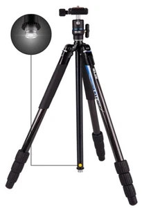 Slik Lite CF-422 Carbon Fibre Travel Tripod + SBH 180 DS Head (UK Stock) BNIB - Picture 1 of 22