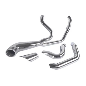 2-into-1 Exhaust for Harley Softail Pipes, 2018-Up Softail Models, Returned - Picture 1 of 8