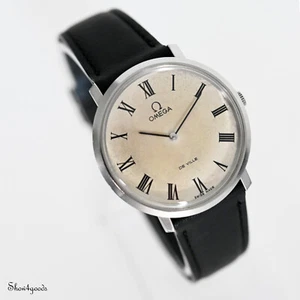 Omega De Ville 111.077 Cal 620 carica manuale Mai lucidato Numeri romani - 1970 - Foto 1 di 14
